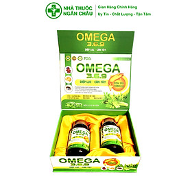 Hình ảnh Viên Uống OMEGA 3.6.9 + Diệp Lục - Cần Tây - Tinh Dầu Thông Đỏ (60 Viên) - Cải Thiện Thị Lực, Giảm Cholesterol Máu, Chống Oxy Hoá