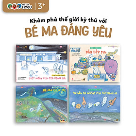 Truyện Ehon bé 3-4-5 tuổi - Bộ 4 cuốn Bé ma đáng yêu