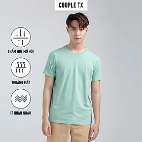 Áo Thun Nam Cổ Tròn Couple TX Basic In Logo X