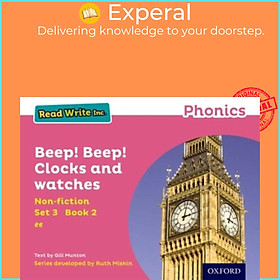 Sách - Read Write Inc. Phonics: Beep! Beep! Clocks and Watches (Pink Set 3 Non-fi by Ruth Miskin (UK edition, paperback)