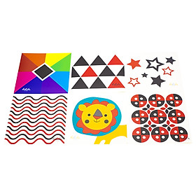 Bộ Thẻ Ziczac - Decal - Flashcard Kích Thích Thị Giác Trí Não Cho Trẻ Sơ Sinh - Lalala Baby