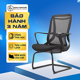 Ghế văn phòng Công thái học Nghia furniture NIKO, Nâng hạ, ngả ghế, nệm chống lún, bảo hành 3 năm