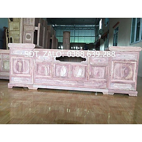 Tủ kệ mõ gỗ hương đá