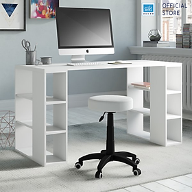 Mua Bàn Làm Việc Phối Kệ Sách Đơn Giản Mà Đẹp Thương Hiệu SIB Decor BLV48