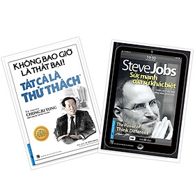 COMBO Sách Doanh Nhân 1 (Steve Jobs Sức mạnh của sự khác biệt + Tự truyện Chung ju Yung: Không bao giờ là thất bại! Tất cả là thử thách) Tái bản 2020 