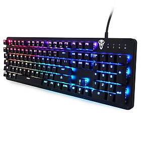 Gaming Keyboard 104 Key RGB Backlit Mechanical Game Keyboard Waterproof