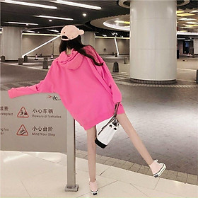 Áo khoác nỉ nữ form rộng nón to siêu hot - phong cách thời trang nữ siêu xinh , hot hit cho các chị em