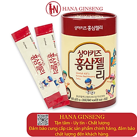 [QUÀ TẶNG 7.7] COMBO 2 hộp Thạch hồng sâm Baby Sanga Hàn Quốc hộp 20g*30 gói TẶNG 1 Set 14 chiếc Kẹp tóc xinh cho bé