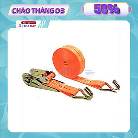 Mua Dây chằng hàng  buộc hàng tăng đơ có móc  màu cam bản 2.5cm chiều dài 2-3-4-5-6m - NIKITA