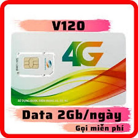 Sim V120 Viettel Tốc Độ Cao 4G - Hàng chính hãng