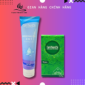 Gel bôi trơn Tâm Thiện Chí 150g và Bao cao su TTC Family hộp 12 cái