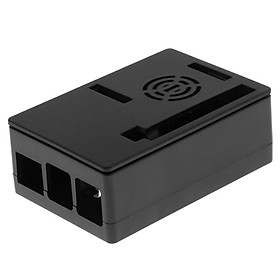Protective Enclosure Case Cover Box for Board / LCD/Fan Black