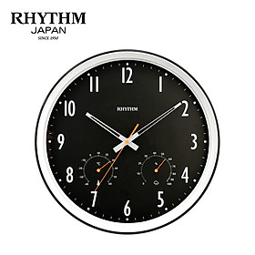 Đồng hồ treo tường Nhật Bản Rhythm CFG727NR02 – Kt 35.0 x 5.0cm, 886g. Vỏ nhựa, Dùng PIN.