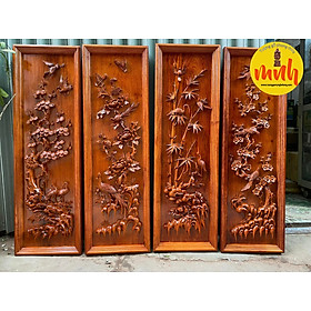 Mua Bộ Tranh Tứ Quý Đục Kênh Bong