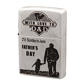 Bật Lửa Zippo Khắc Fathers Love 121FB.Fatherlove