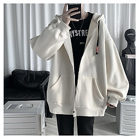 Áo hoodies zip Hoodie Nam Size lớn Form Thoải mái Hoodie có khóa Áo dài tay Có mũ trùm đầu