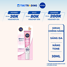 Serum Chống Nắng NIVEA SUN Sáng Da Nâng Tone SPF50 PA+++ (30 ml) - 86014