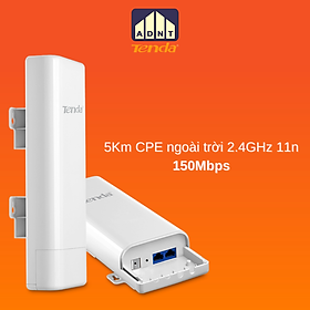 Thiết bị thu phát wifi ngoài trời phạm vi 5km tốc độ 150 Mbps CPE O3 Tenda