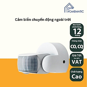 Mua Công tắc cảm biến PIR đôi phát hiện 2 vùng chuyển động góc rộng Homematic HS50
