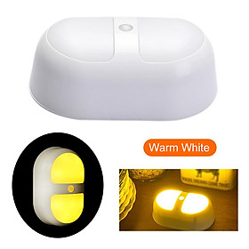 Đèn LED cảm biến, có thể tự động xác định ngày và đêm và sẽ chỉ chiếu sáng vào ban đêm khi phát hiện chuyển động-Màu trắng ấm áp