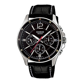 Đồng hồ nam dây da Casio Standard chính hãng MTP-1374L-1AVDF (43mm)