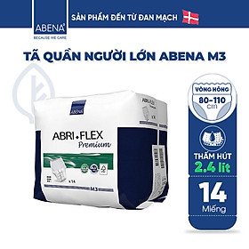 Thấm hút 2.4 lít Tã quần người lớn Abena Abri Flex M3 14 miếng - Nhập khẩu