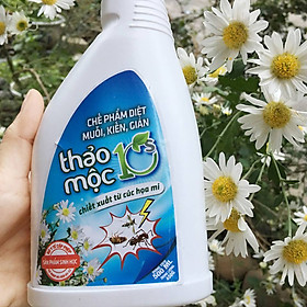 Xịt thảo mộc tiêu diệt và xua đuổi côn trùng - 10s chai 450ml