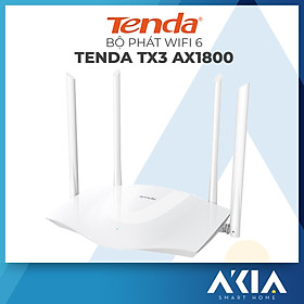 Thiết bị phát Wifi Tenda TX3 Chuẩn Wifi 6 AX1800Mbps - Hàng Chính Hãng