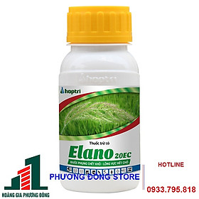Thuốc diệt cỏ lồng vực, cỏ đuôi phụng Elano 20EC - chai 50ml, chai 250ml