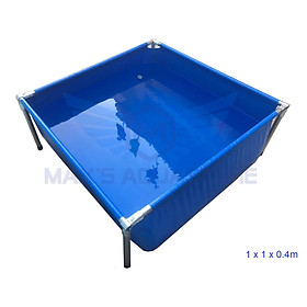 Mua Bể bơi PVC mini cho trẻ KT 1x1x0.4m MAXAQUASTORE *SIÊU RẺ - SIÊU BỀN