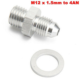 M12x1.5 to AN-4 Oil Feed Adapter 1.5mm Restrictor Adaptor for VOLVO Turbocharger