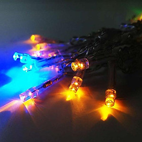 Đèn LED nhấp nháy 20 bóng bốn màu dây trong suốt (độ sáng cao và tiết kiệm điện)