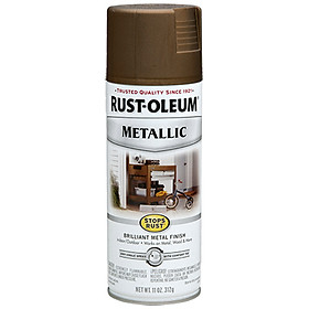 Sơn Chống Ăn Mòn, Chống Rỉ Sét Trên Bề Mặt Kim Loại Rust-Oleum Metallic Stop Rust - Hàng Chính Hãng