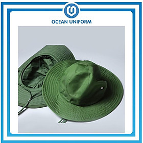 Mũ tai bèo màu xanh thẫm vải kaki loại 1 Ocean Uniform