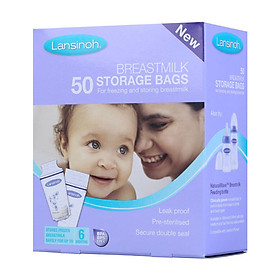 Túi Đựng Sữa Mẹ US Lansinoh (Hộp 50 Túi)