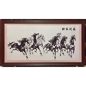 Mua Tranh canvas mẫu thủy mặc   Mã đáo thành công - CV07