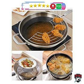 Mua Gác rán chảo inox phi 28
