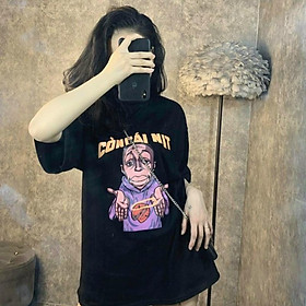 Áo thun unisex form rộng nữ nam phông cổ tròn cotton oversize giá rẻ in hình ulzzang freesize CÒN CÁI NỊT