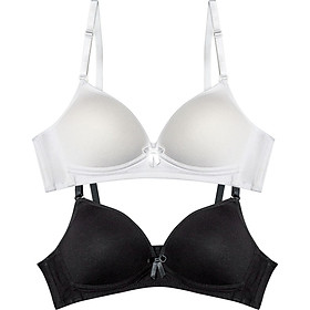 Bộ 2 Áo Ngực Nữ Cotton Không Gọng Miley Lingerie BRW_03