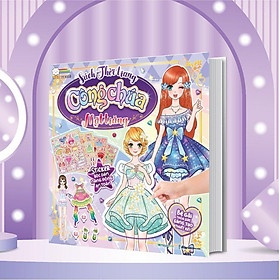 Sách - Thời Trang Công Chúa Mặt Trăng - Bóc Dán Hơn 100+ Stickers Váy, Phụ Kiện Xinh Đẹp Cho Bé Gái - Megabook