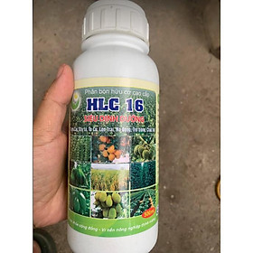 PHÂN BÓN HỮU CƠ CAO CẤP HLC 16 chai 500ml