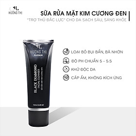 Sữa Rửa Mặt Kim Cương Đen Hương Thị 120ml