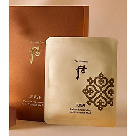 Mặt nạ Đông Y Tái sinh da siêu cao cấp Whoo CGD Radiant Gold Concentrate Mask 