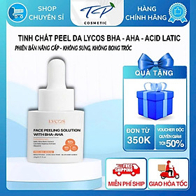 [Nâng cấp] Peel Da Lycos 10% AHA 2% BHA 10% Lactic acid – Thu Nhỏ Chân Lông, Sáng Da,Tẩy Tế Bào Chết