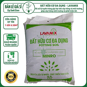 Đất Sạch Đất Hữu Cơ Đa Dụng Lavamix Ươm Hạt Giống, Trồng Rau Và Hoa Kiểng 6.5dm3 [2.5 - 2.8Kg]