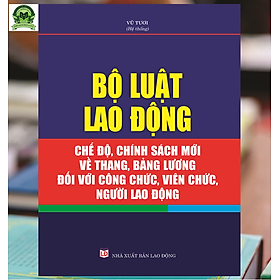 Hình ảnh sách Bộ luật Lao động - Chế độ, chính sách mới về thang, bảng lương đối với công chức, viên chức, người lao động