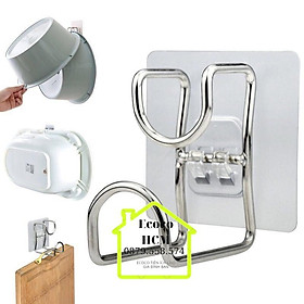 Mua Móc treo thau  chậu Inox 304 dán tường LOẠI 1