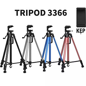 Mua Gậy Tripod 3 Chân 3366 tặng kèm kẹp đt