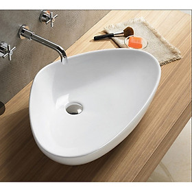 Mua CHẬU LAVABO ĐẶT BÀN ĐÁ MEN NANO TRẮNG SÁNG