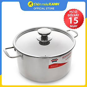 Mua Nồi inox nắp inox 24 cm Sunhouse SHG120-24 - Hàng chính hãng